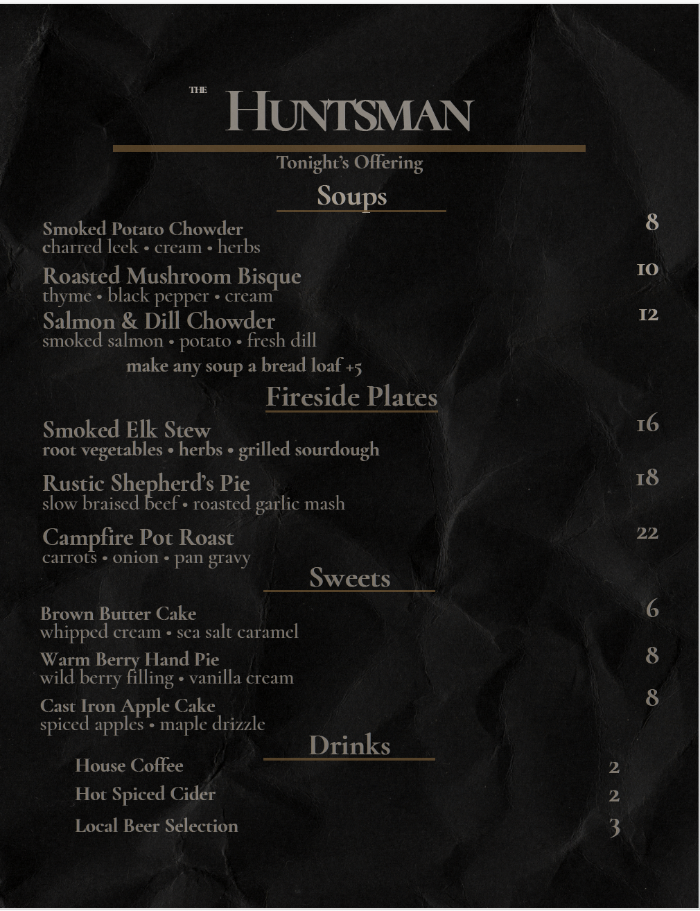 The Huntsman homepage image